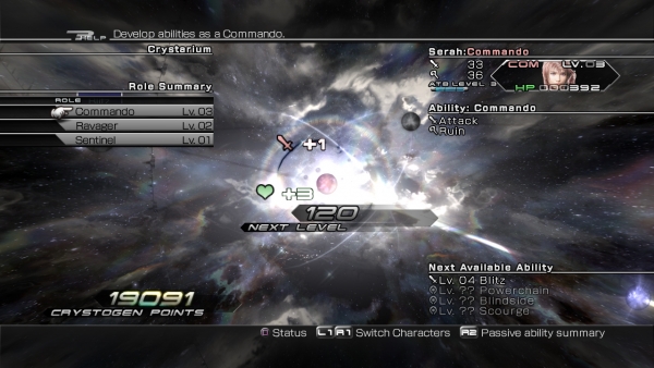 Final Fantasy XIII 2 Crystarium Screenshots Gematsu