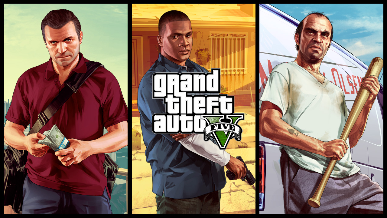 Grand Theft Auto V: Michael. Franklin. Trevor. Trailer
