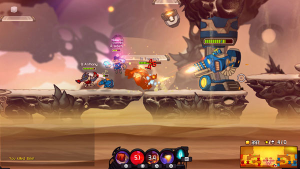 Awesomenauts Assemble is coming to Xbox One, Ronimo Games announced.