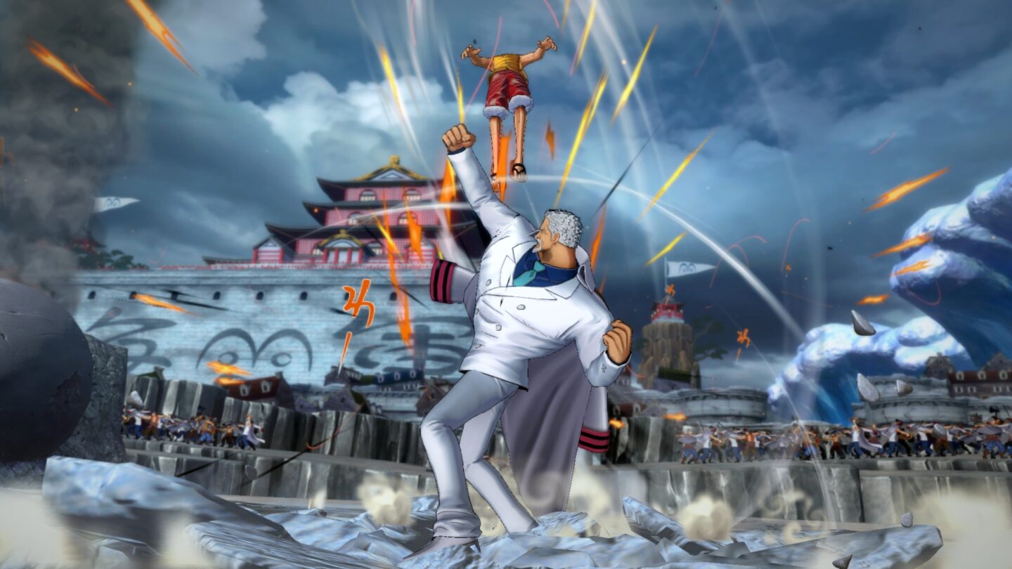 One Piece Burning Blood Monkey D Garp And Caesar Clown Playable