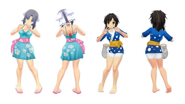 Senran Kagura Peach Beach Splash Japanese Playstation Store Pre Order Bonuses Announced Gematsu