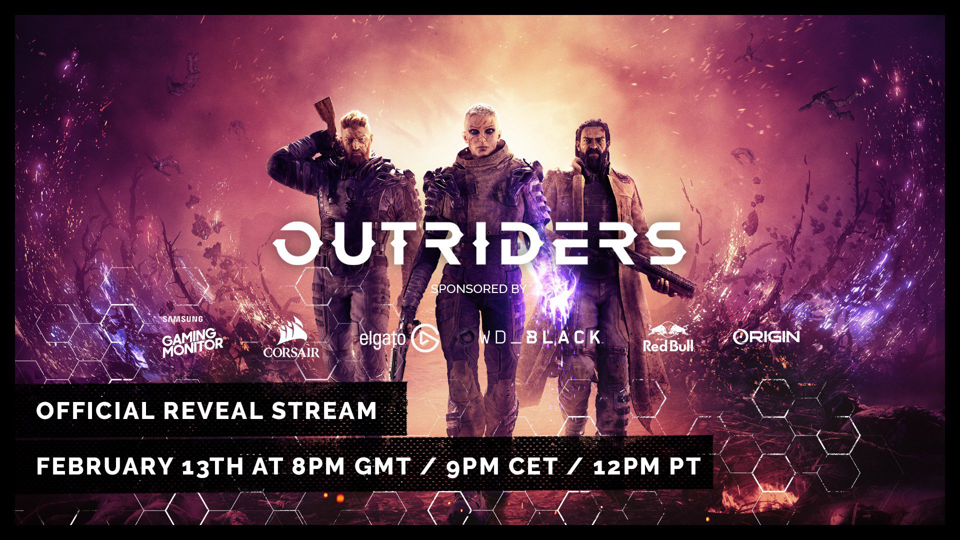 outriders official reveal live stream