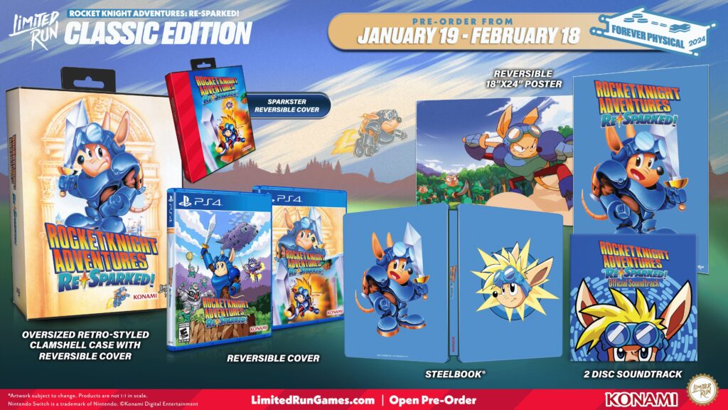 Rocket Knight Adventures Re Sparked Collection Announced For PS5 PS4