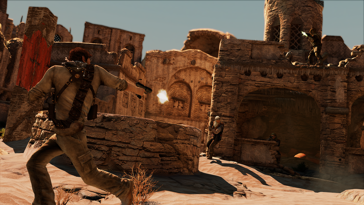 Uncharted 3 desert village video, screenshots - Gematsu