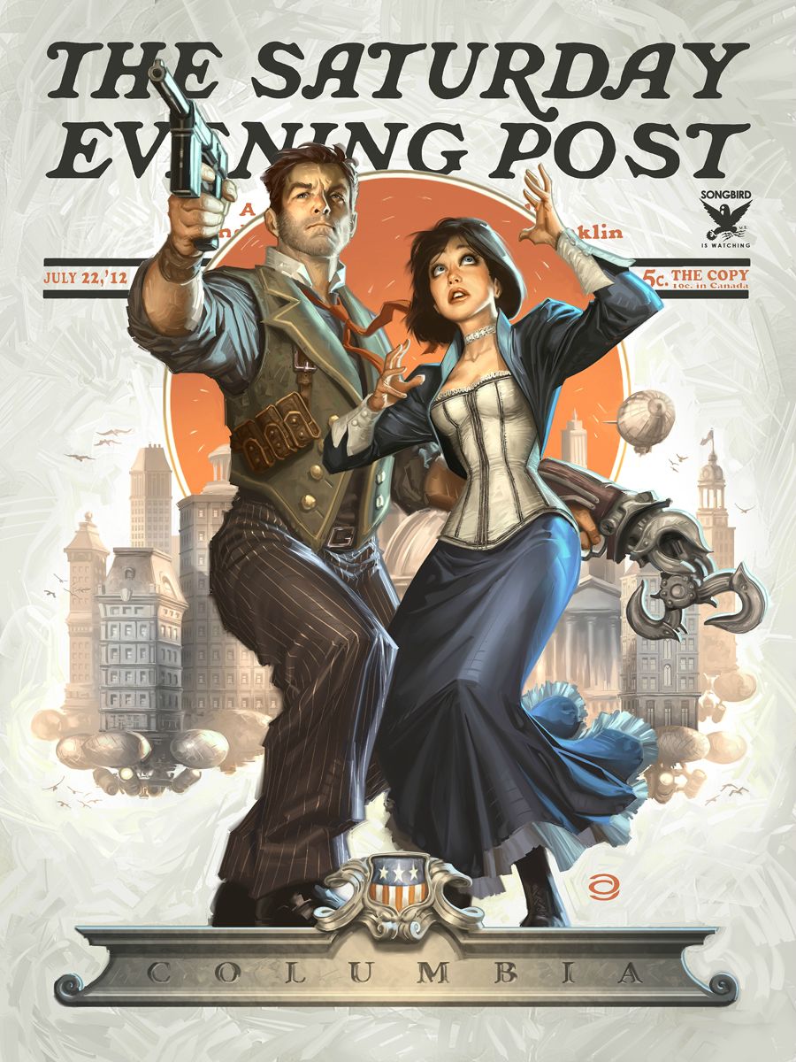 BioShock Infinite Release Date Set Gematsu   BioShock Infinite Art 