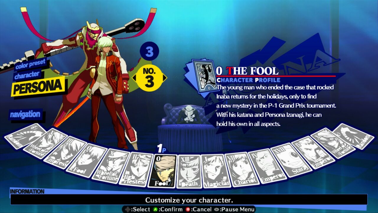 Persona Arena Glam Shots Yu And Naoto Screens Gematsu