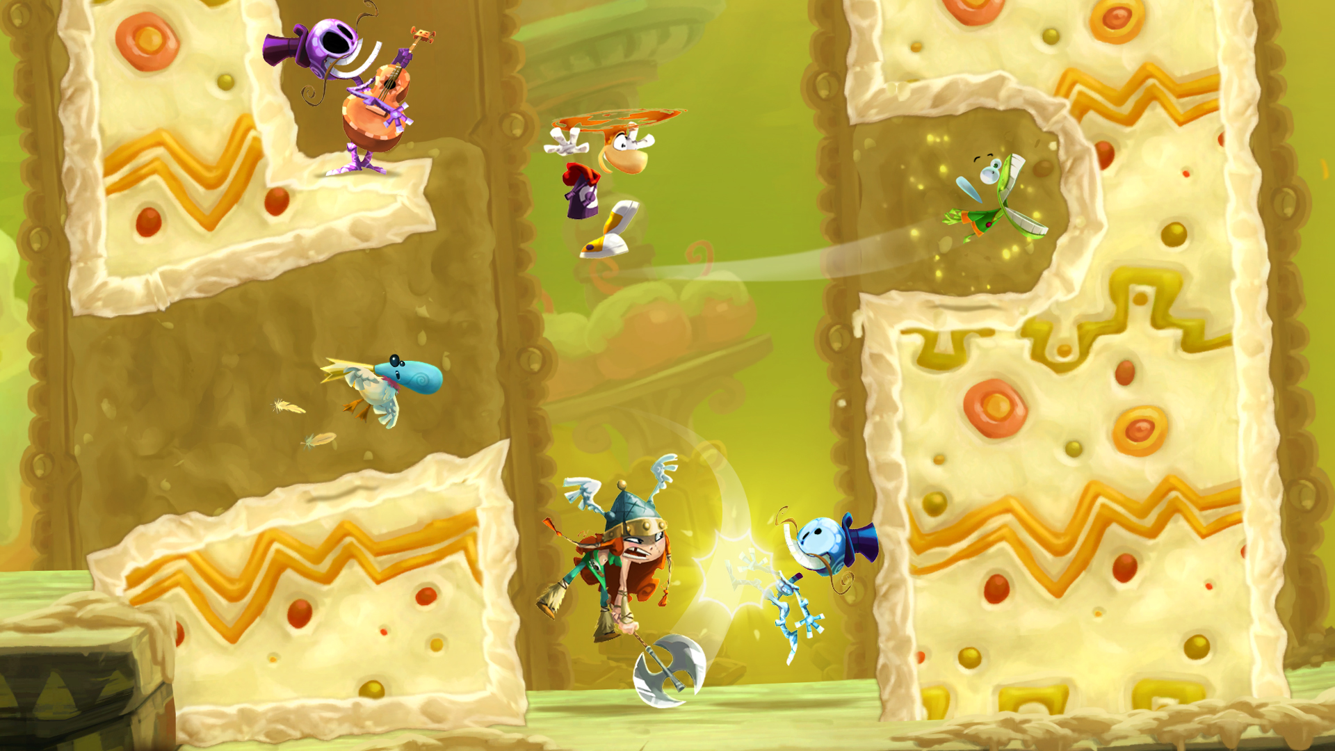 Rayman Legends inclui níveis de Rayman Origins