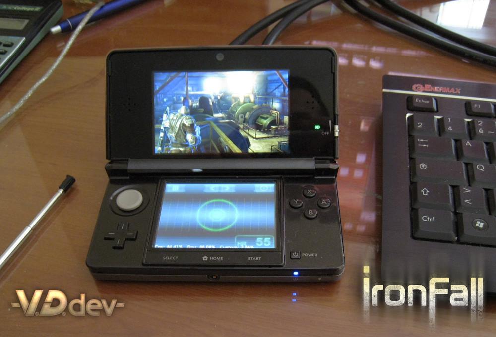 First screenshot of 3DS shooter IronFall Gematsu
