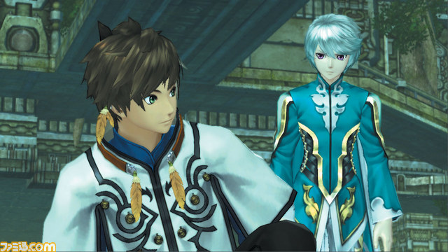 Sorey and Mikleo in Tales of Zestiria