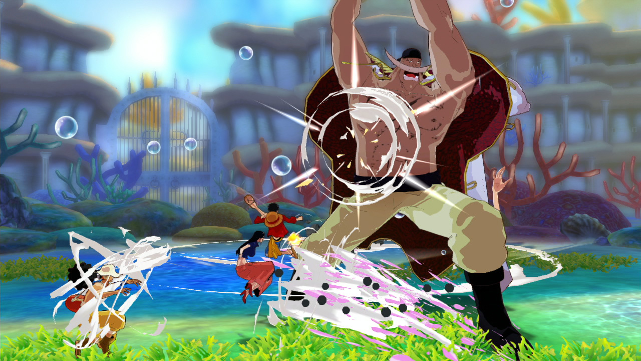 Luffy Jumping - Characters & Art - One Piece: Unlimited World Red