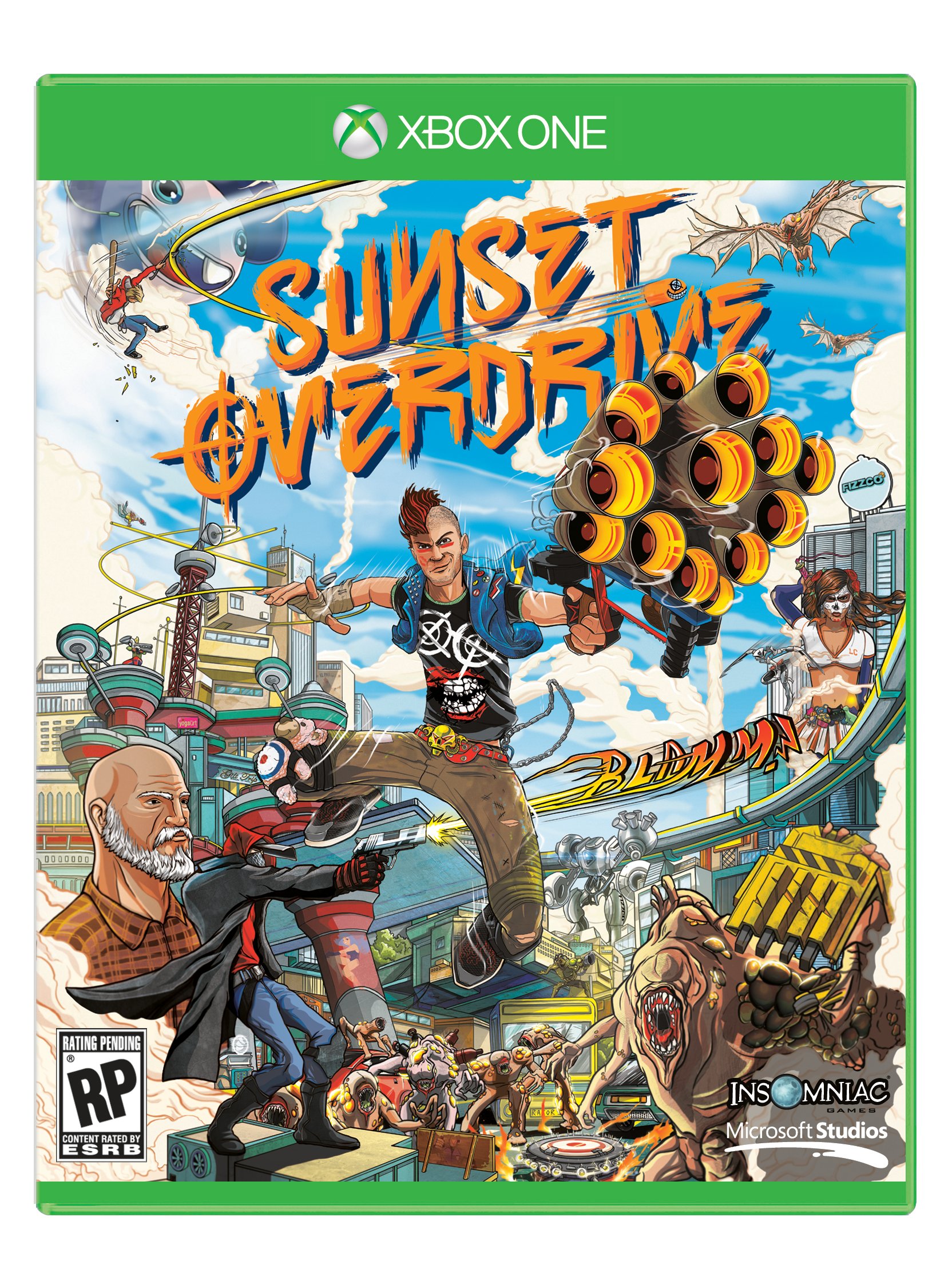 Sunset Overdrive's box art had to capture the game's crazy spirit in one  image - Polygon