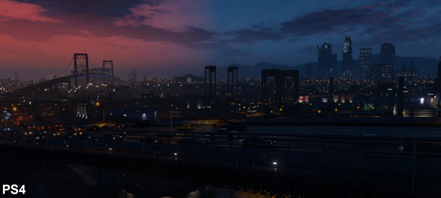 Grand Theft Auto V PS4 trailer compared to PS3 - Gematsu