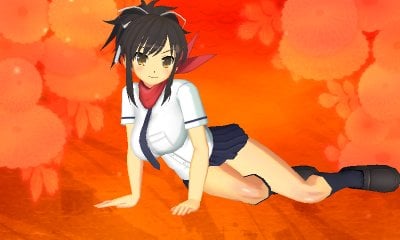 Senran Kagura 2: Deep Crimson Co-Op Character Entrances and Victory Poses  (3DS) 