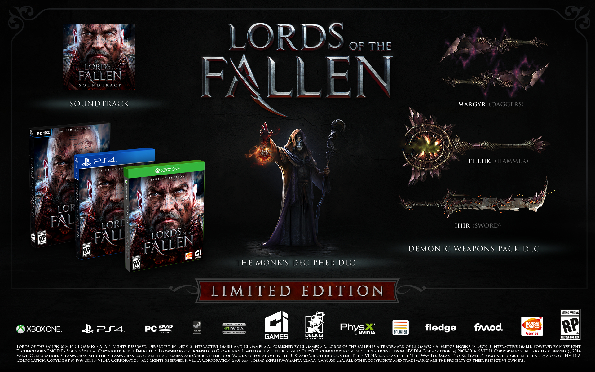 The Lords of the Fallen - new screenshots - Gematsu