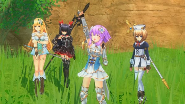 Four Goddesses Online Cyber Dimension Neptune Debut Trailer Basic Game Flow Detailed Gematsu