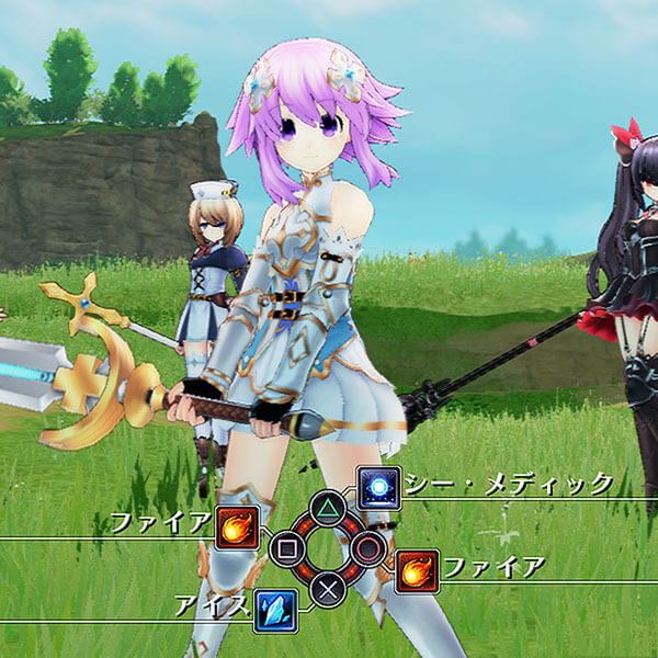 Four Goddesses Online Cyber Dimension Neptune Characters Introduction Trailer Battle System