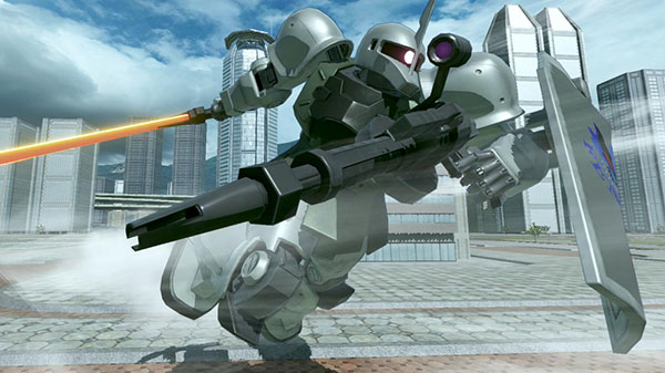 Gundam Versus Dlc Mobile Suits Raider Gundam And Zaku I Trailers Gematsu