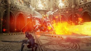 Code Vein 'Cathedral of the Sacred Blood,' Eva and Jack screenhsots -  Gematsu