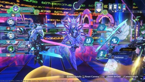 Megadimension Neptunia VIIR battle UI and special skills screenshots ...