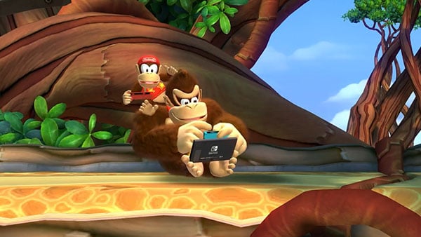 how to play donkey kong on switch