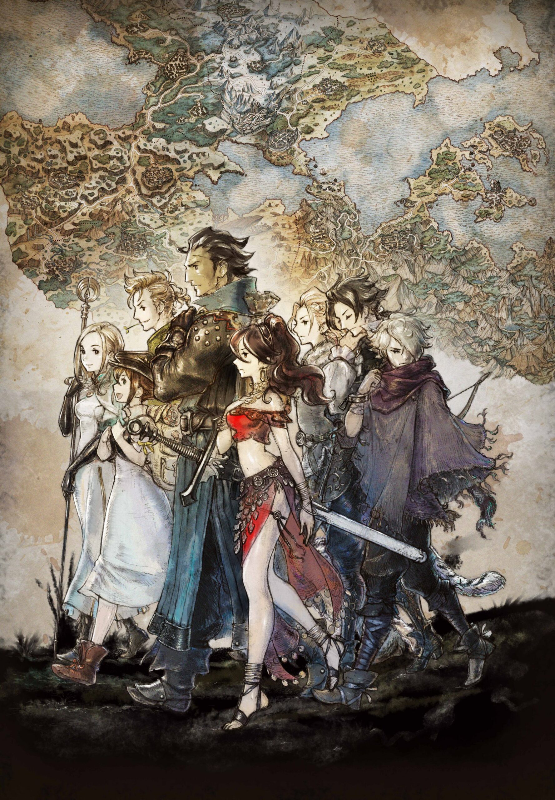 Octopath Traveler 2 Replacement Case Box Art -  Portugal