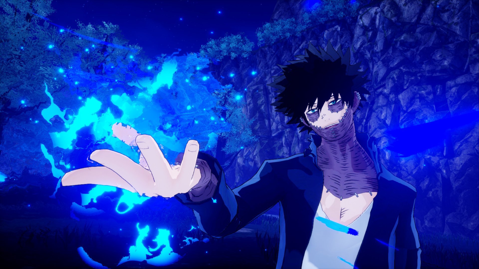 My Hero One’s Justice Dabi and Himiko Toga screenshots.