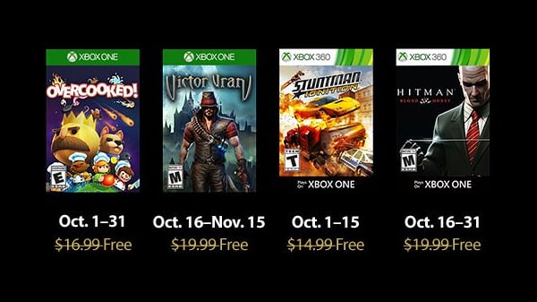 xbox games with gold october