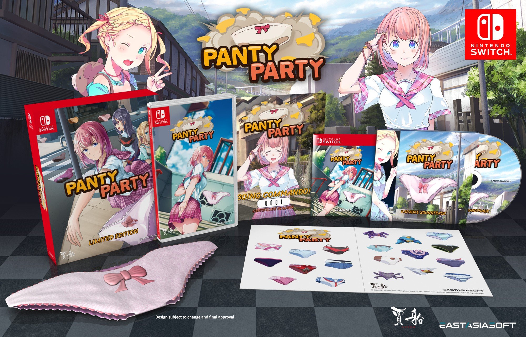 Panty Party for Switch limited run physical edition announced