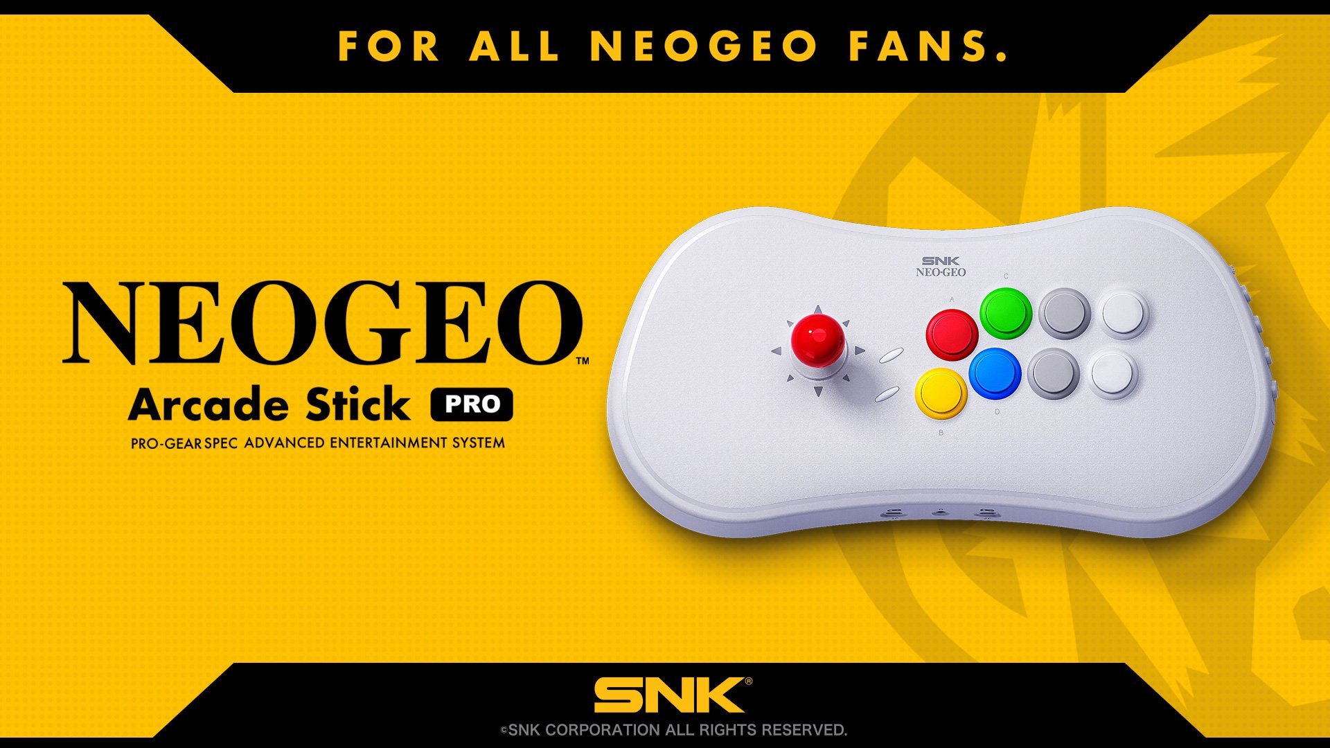 SNK announces NEOGEO Arcade Stick Pro - Gematsu