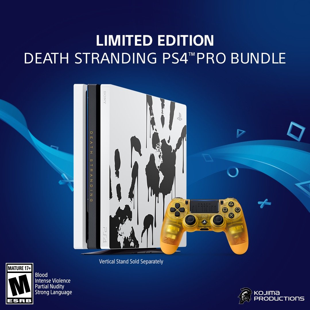 Limited Edition Death Stranding PS4 Pro Console Bundle Revealed
