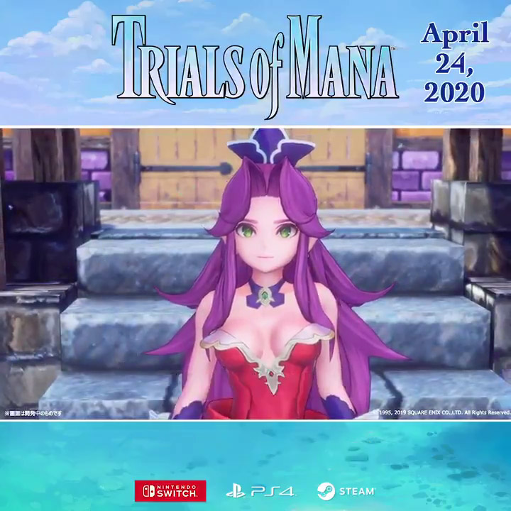 Trials Of Mana Character Prologue Digest Angela Trailer Update Gematsu