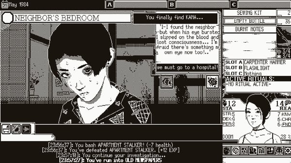 World Of Horror' is Lovecraftian RPG drawn entirely in MS Paint