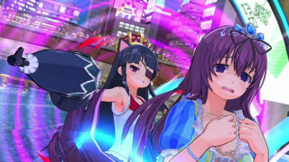 Playable Characters: Murasaki and Mirai from SENRAN KAGURA