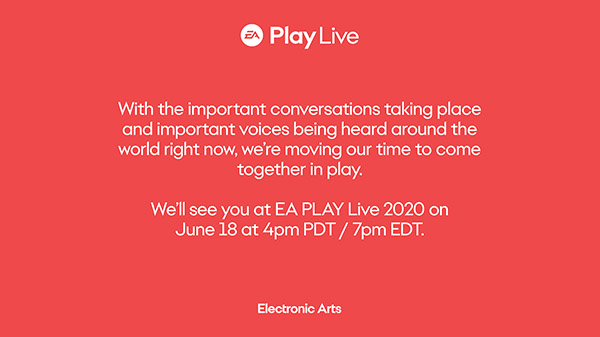 EA Play Live June 2020 