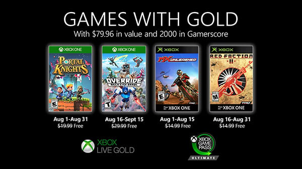 xbox live gold pc games