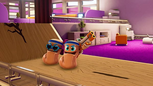 Worms now PS4 Gematsu - cross-play PC available open and beta Rumble