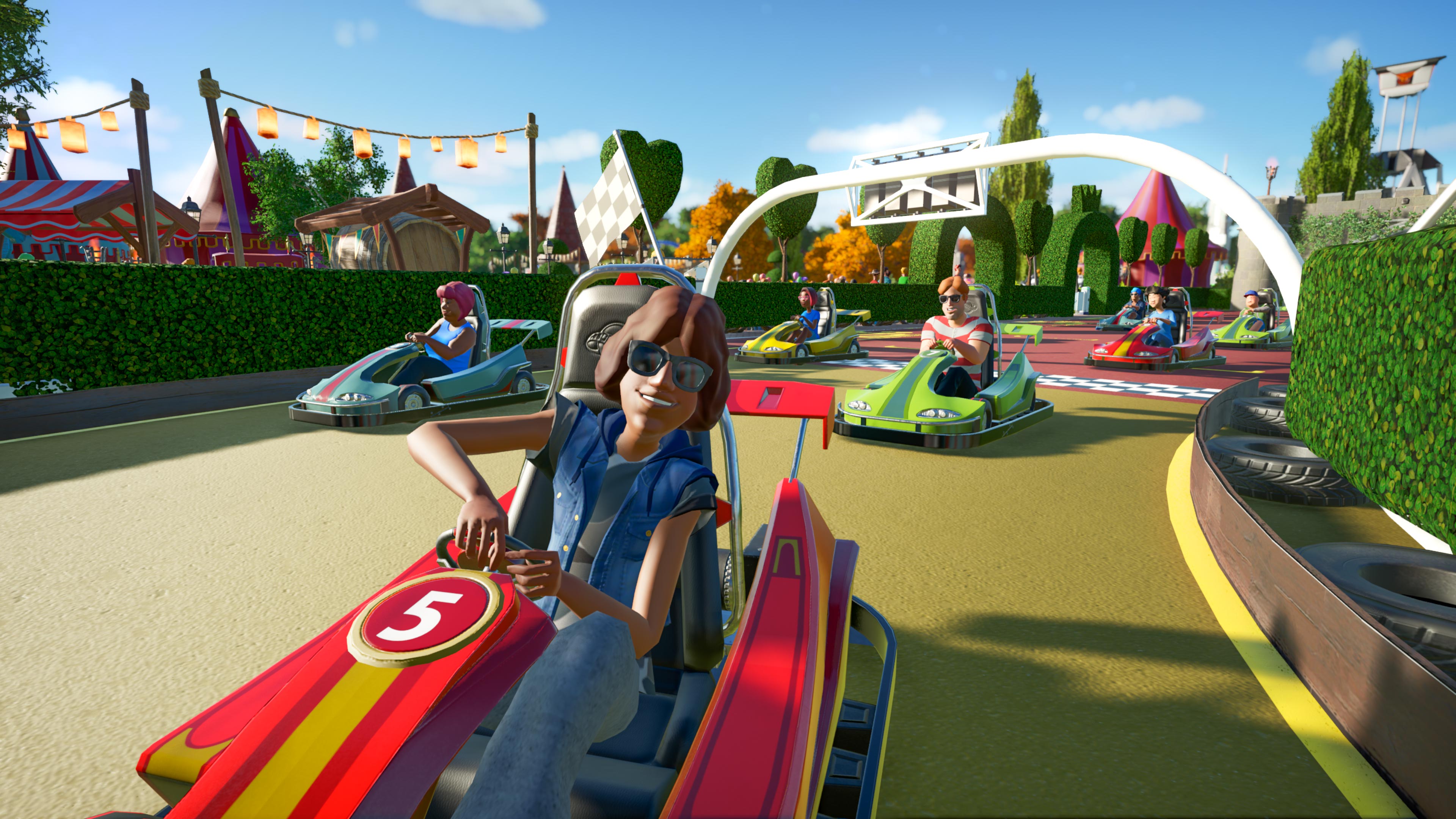 Planet Coaster Console Edition launch trailer screenshots Gematsu