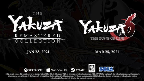 yakuza xbox release date