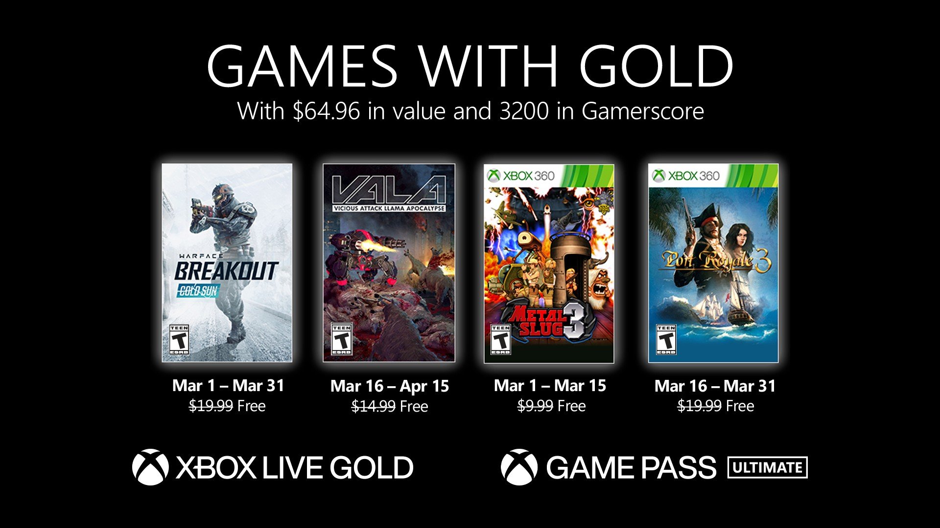 does xbox live gold come with game pass