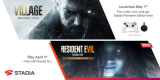 Resident Evil Stadia biohazard coming on Resident at Evil coming - Village 7 Gold Gematsu launch to April Edition 1