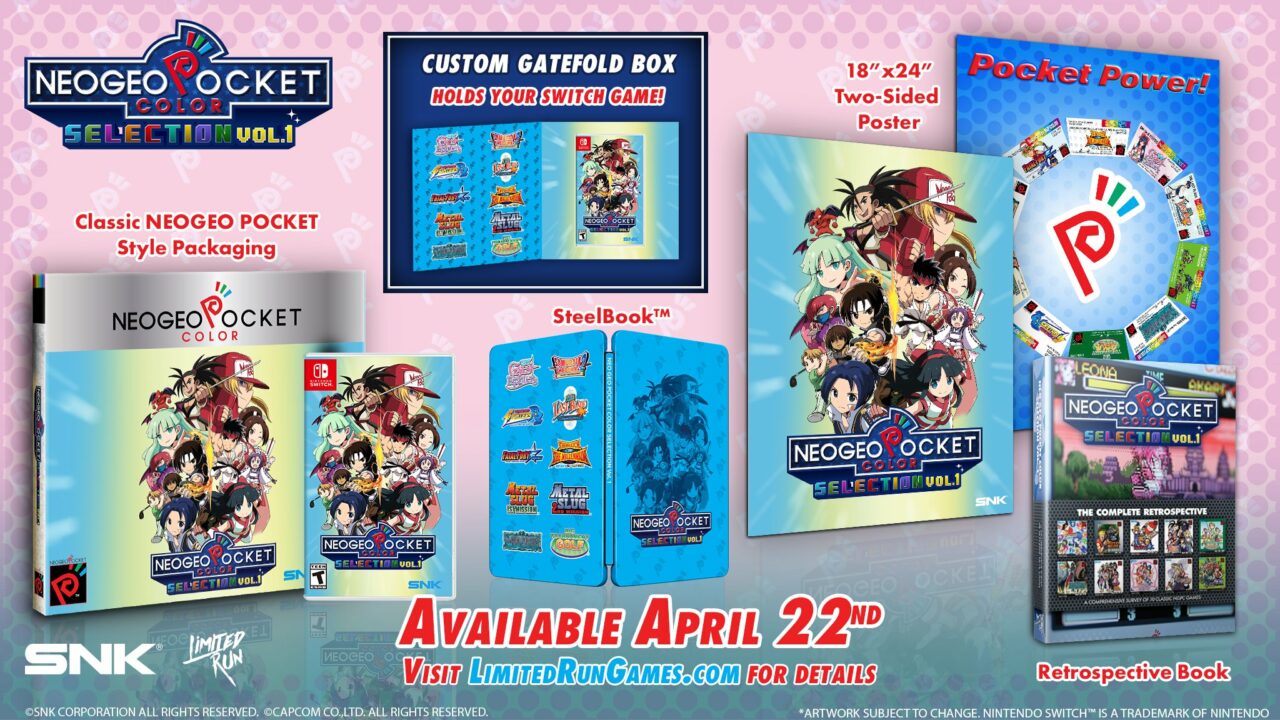 Neo Geo Pocket Color Selection Vol. 1 limited print physical edition ...