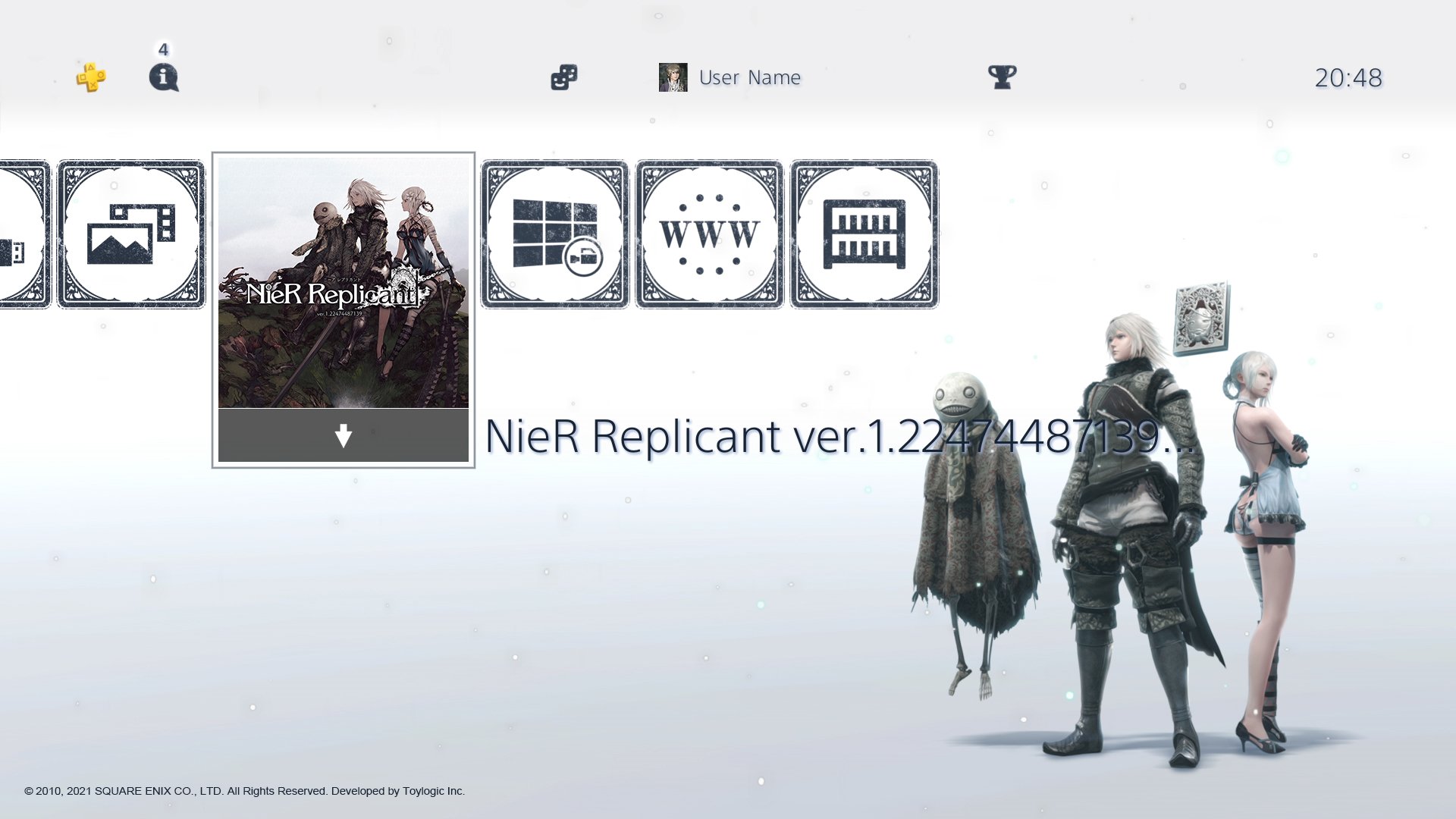 NieR Replicant ver.1.22474487139 - PS4, PlayStation 4