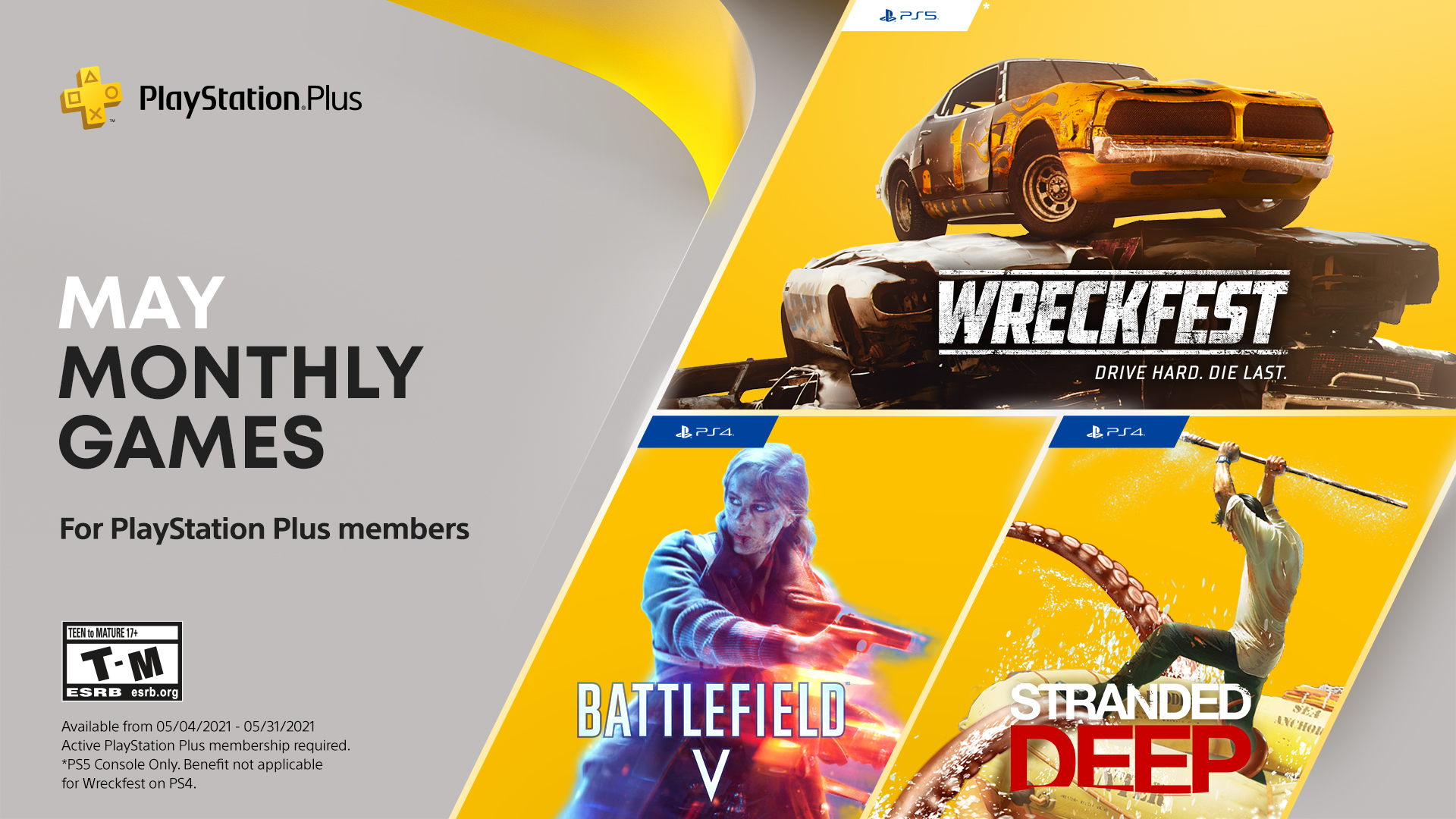 PlayStation Plus free games for May 2022 announced - Gematsu