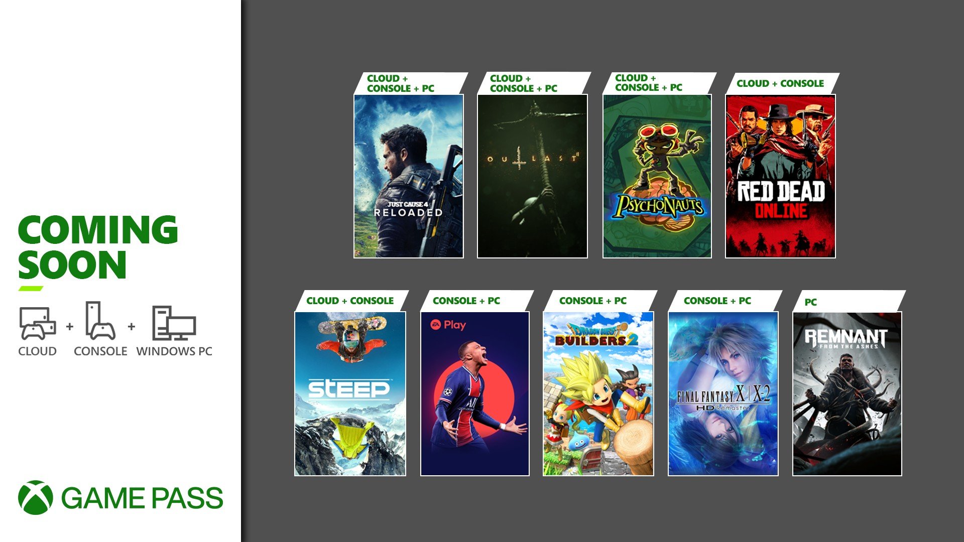 xbox games pass games upcoming