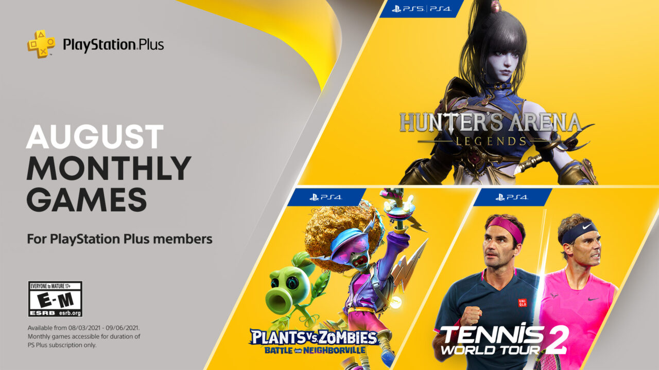 PlayStation Plus Free Games For August 2021 Announced - Gematsu