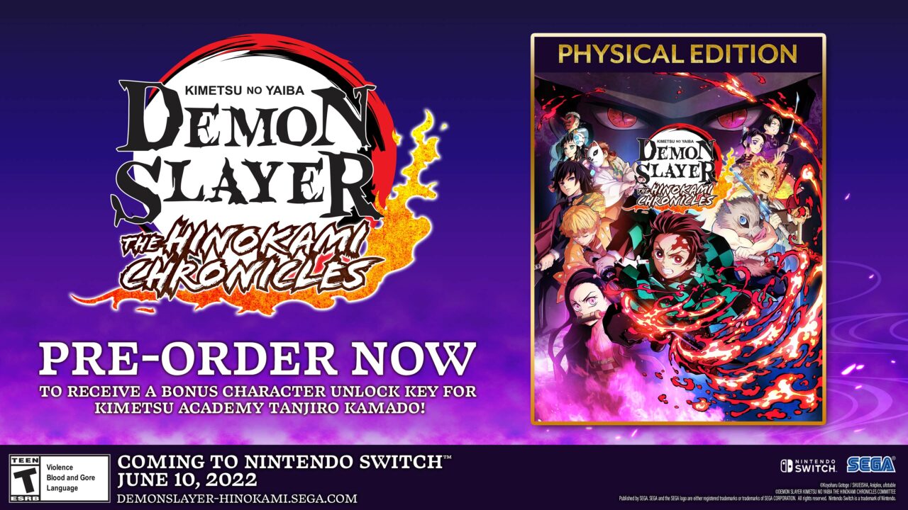 Demon Slayer Kimetsu No Yaiba The Hinokami Chronicles For Switch Launches June 10 Worldwide 5353