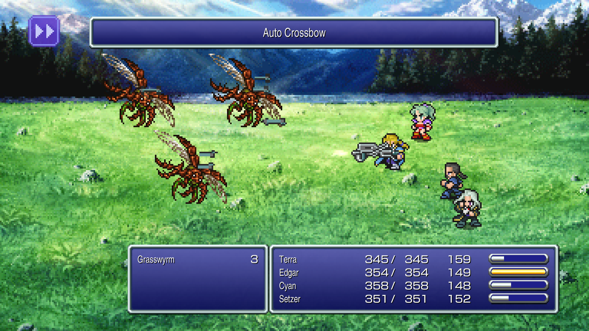Final Fantasy 6 Pixel Remaster Graphic comparison - SNES/PC 
