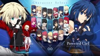 Melty Blood: Type Lumina free DLC characters Powered Ciel and 