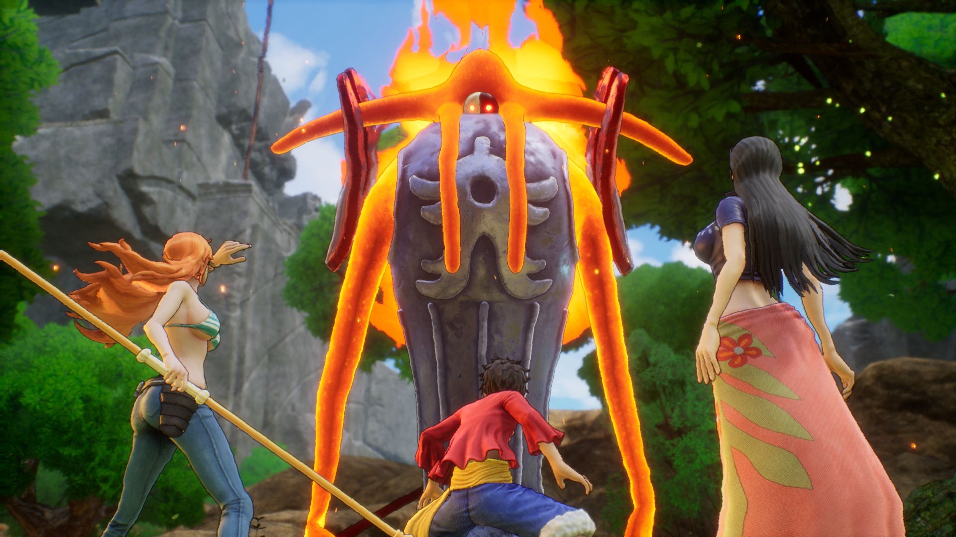 #
      One Piece Odyssey screenshots – story, monsters, and ruins