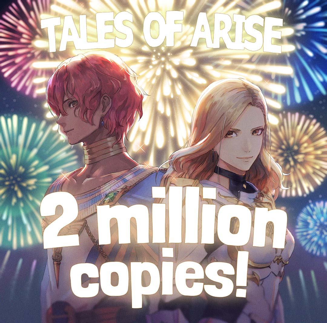 #
      Tales of Arise shipments and digital sales top two million